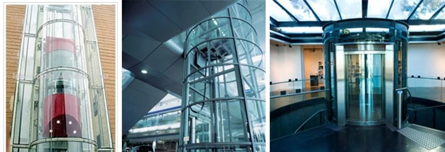 hot bent glass for Sightseeing elevator