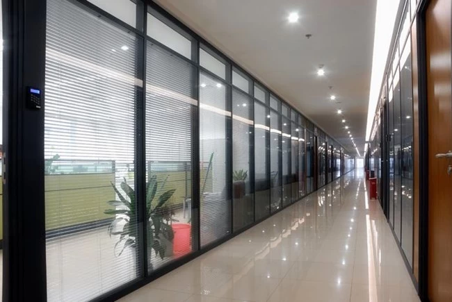 partition wall tempered glass