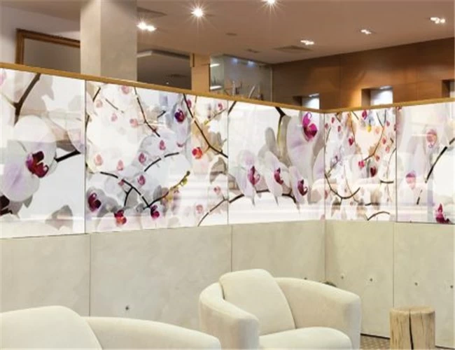  decorative laminated fabric glass