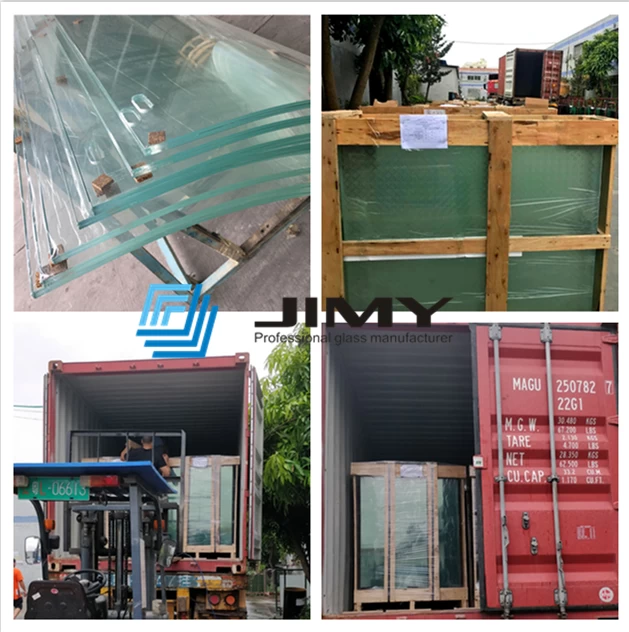 packing of super clear glass