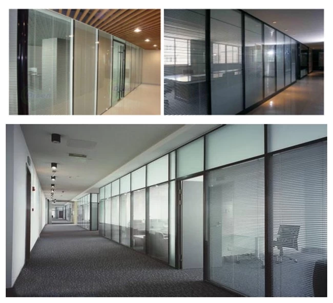 insulating fire-resistant glass partition
