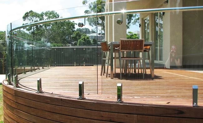 CE Certified tempered glass balustrade
