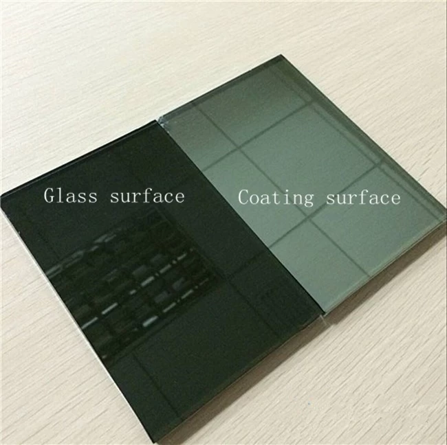 5.5mm dark grey reflective glass