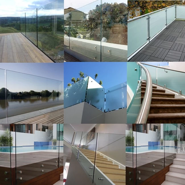 China 19mm tempered glass balustrade factory