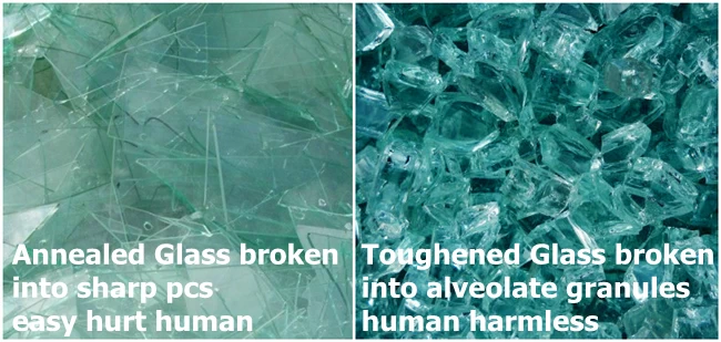 toughened glass broken human harmless