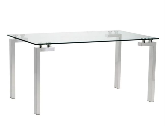 Tempered glass rectangle shape table top