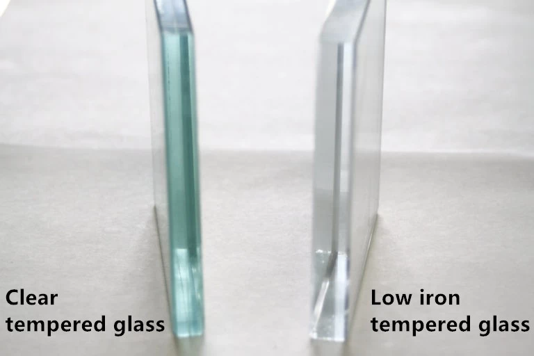 12mm low iron tempered glass