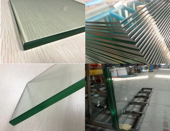 12mm clear toughened heat soaked glass