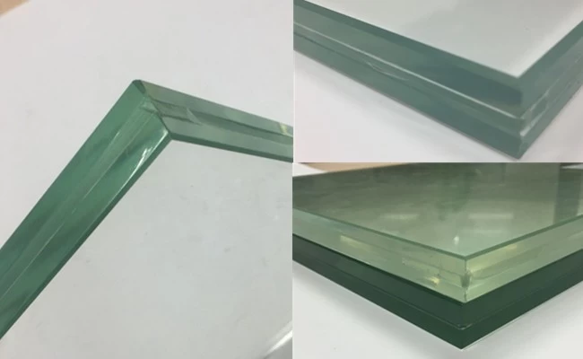 15mm+1.52mm+15mm SGP tempered laminated safety glass