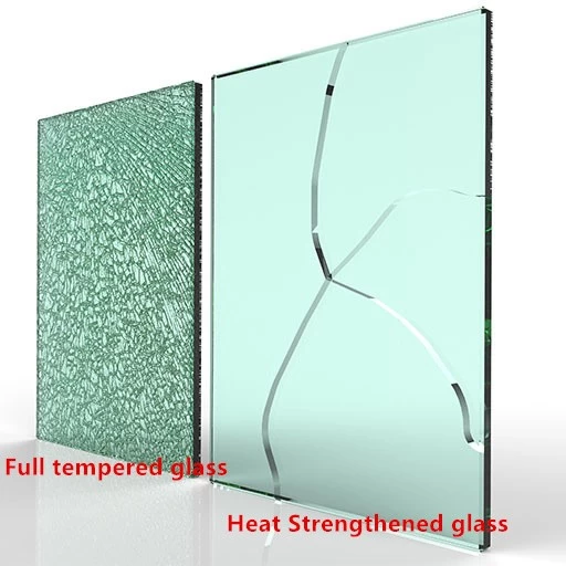 Heat strengthened glass semi-tempered glass tvg vsg glass 