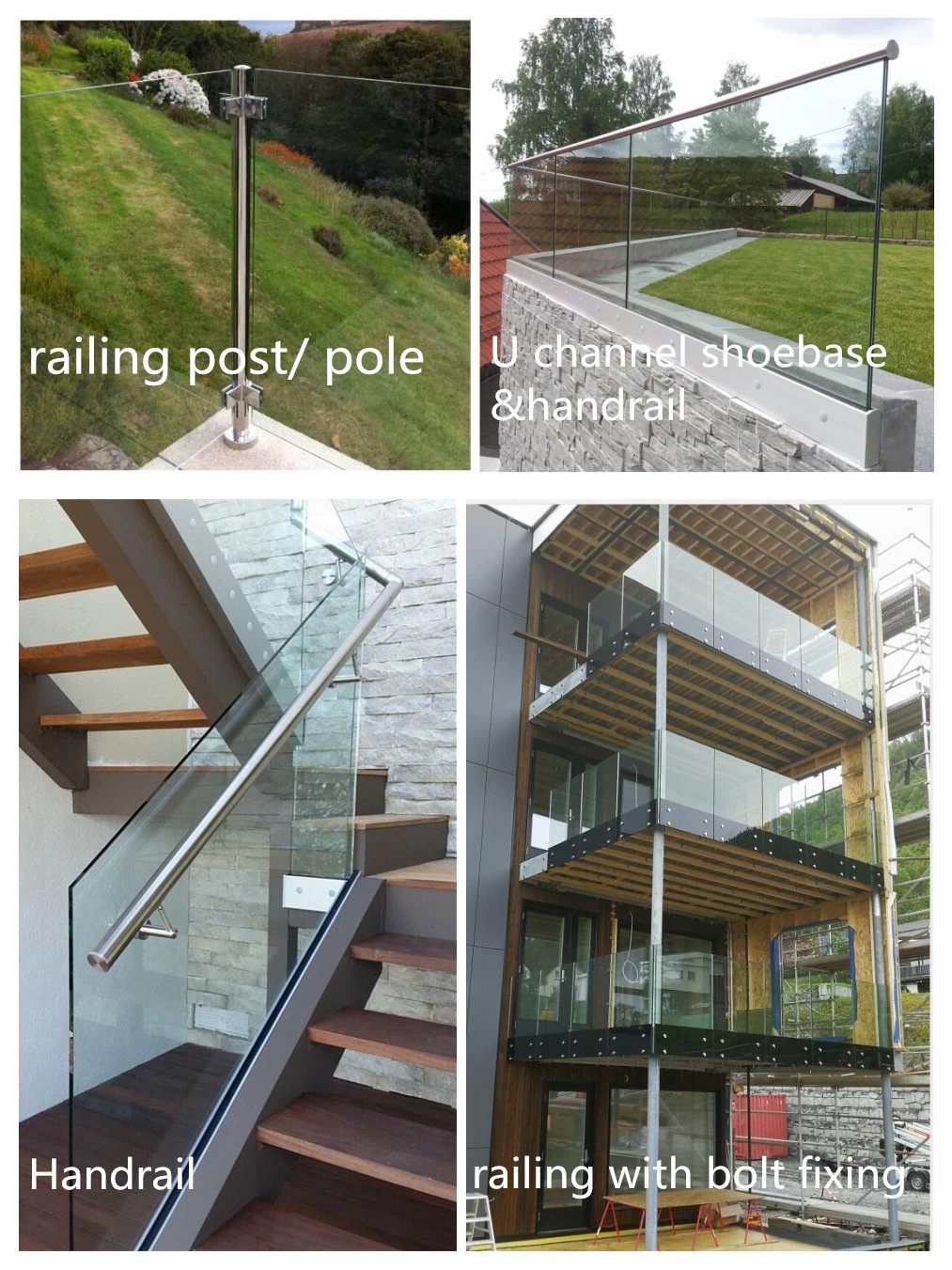 INSTALLED GLASS RAILING