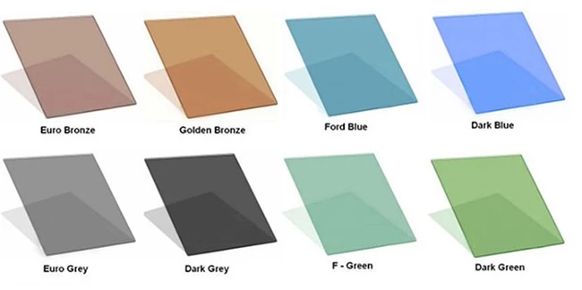tinted glass colors