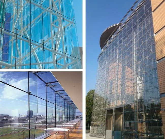 safety laminated glass curtain wall facade China suppliers