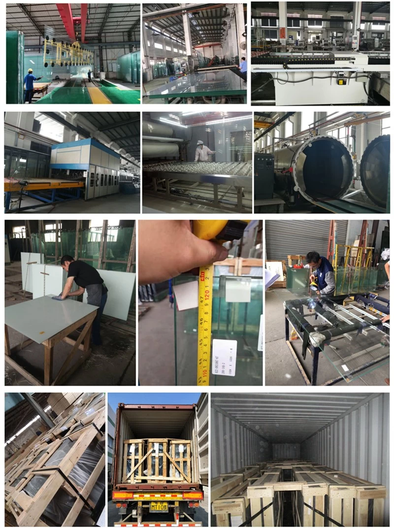 production colored PVB laminated glass