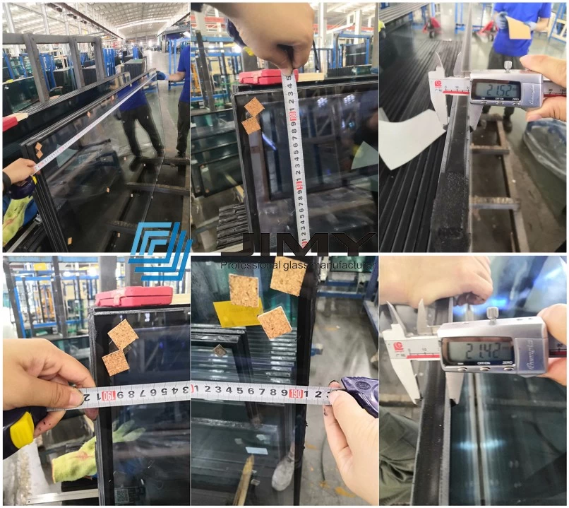 Excellent solar performance 6mm blue tempered glass+16A+8.38mm laminated glass blue laminated DGU glass