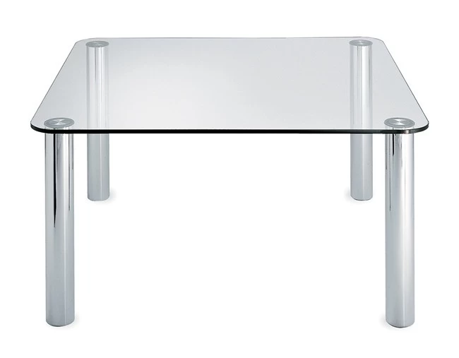 Tempered glass square shape table top