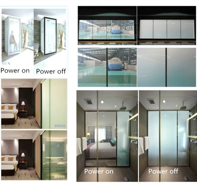 electric privacy exterior privacy glass film