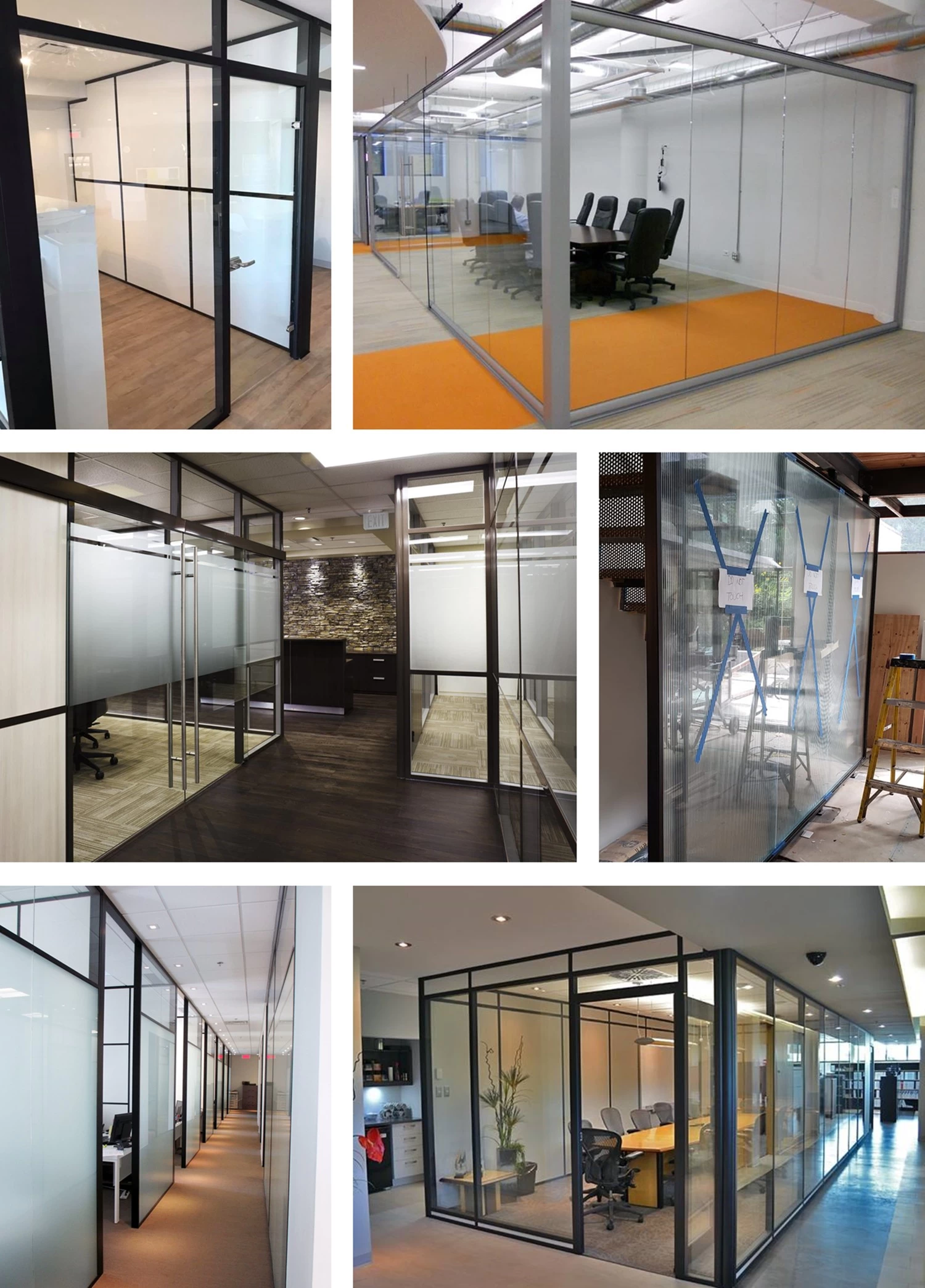 Tempered glass laminated glass clear frosted decorative PDLC switchable smart glass partition wall