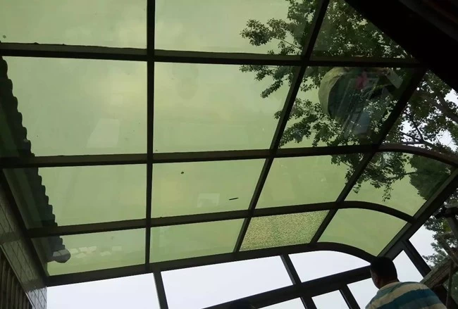 green reflective glass for energy saving skylight glass