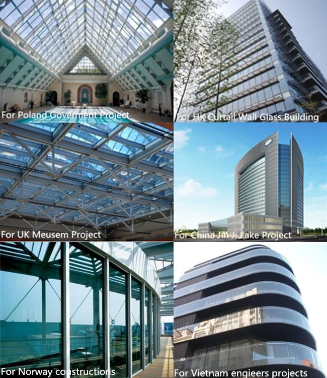 tempered laminated glass for buildings
