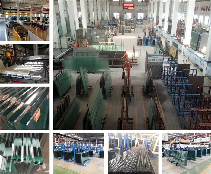 12mm clear  tempered laminated glass factory
