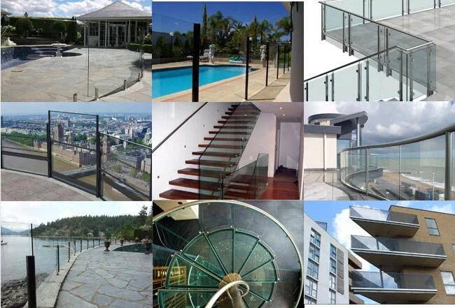 10mm Tempered Glass Balustrade Factory Price