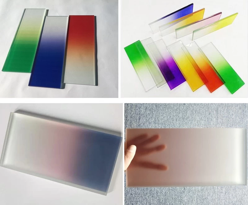 gradient colored laminated glass prices