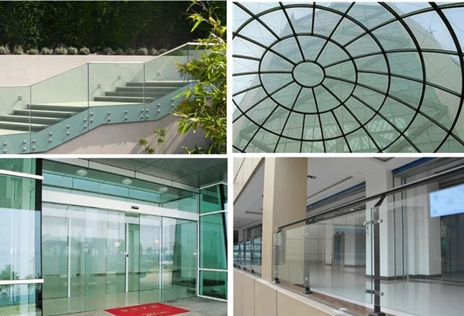 safty tempered laminated glass applications