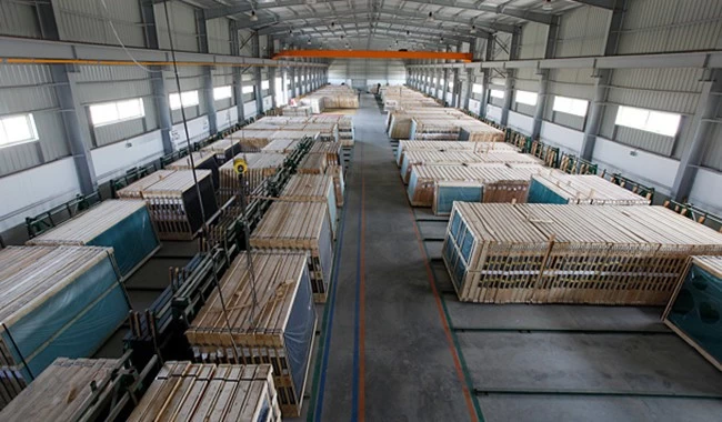 4mm bronze reflective glass warehouse