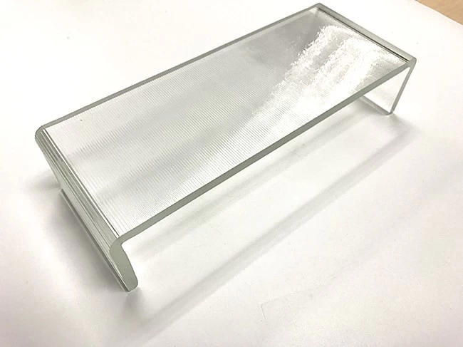 Low iron U-shape glass