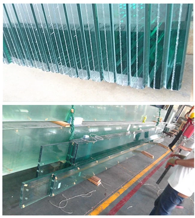 21.52mm tempered laminated glass fin