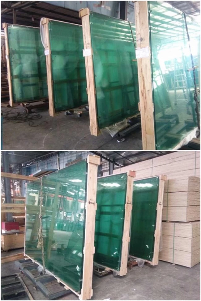 Tempered glass and tempered laminated glass