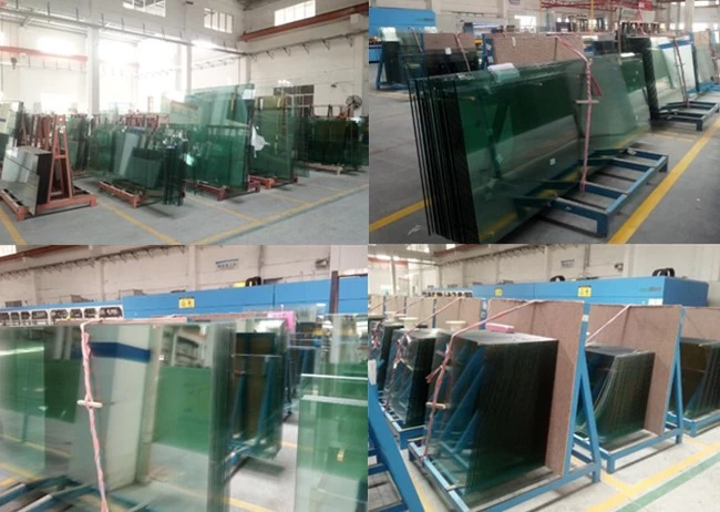 tempered toughened glass warehouse by Jimy Glass Factory