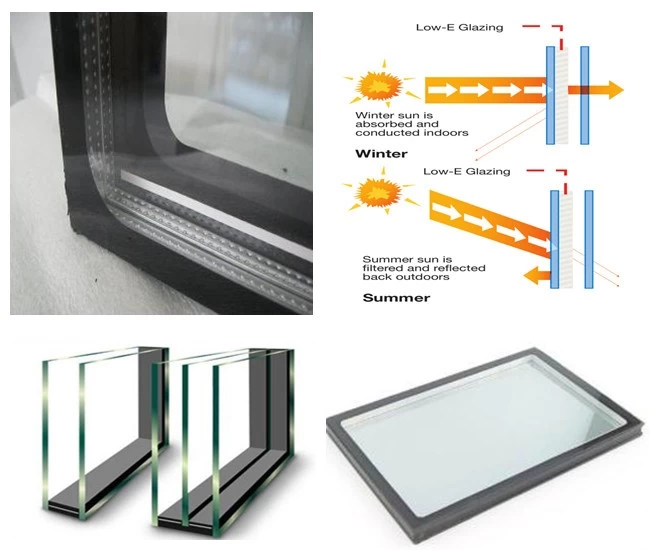 強化積層 low-E 絶縁ガラス、中国、6.38 mm + 12A + 6 mm 絶縁ガラス扉