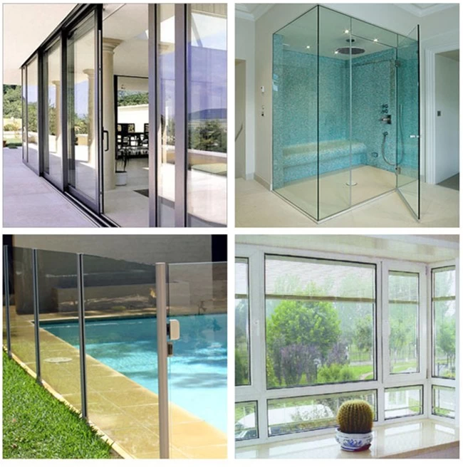 tempered glass shower room