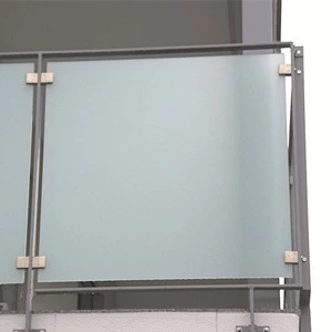 13.14mm frosted laminated glass,opaque safety glass factory in China