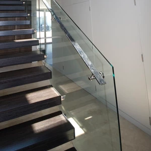 17.52mm tempered laminated glass for balustrade,safety balustrade laminated glass manufacturer in China
