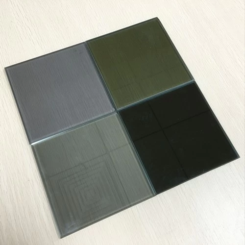 8.38mm grey color reflective float laminated safety glass China manufacturer