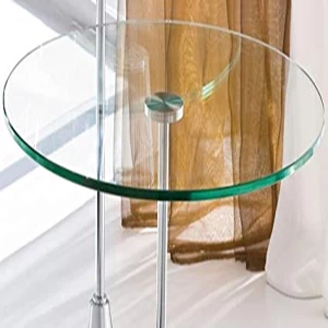8mm clear round toughened glass panels, heat resistant tempered glass, toughened glass for round table.