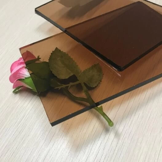 Best price 4mm 5mm 5.5mm 6mm 8mm color tinted dark bronze float glass factory china