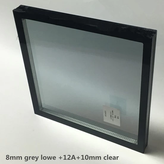 Chine 8mm gris Low E + 12A + 10mm  transparent  trempé isolé verre fabricants