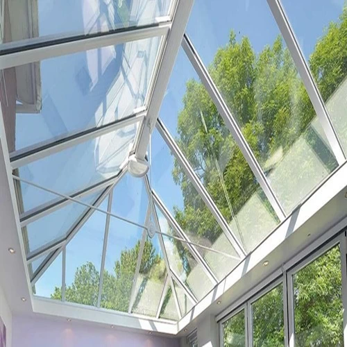 China construction glazing 10+10mm tempered laminated glass roof