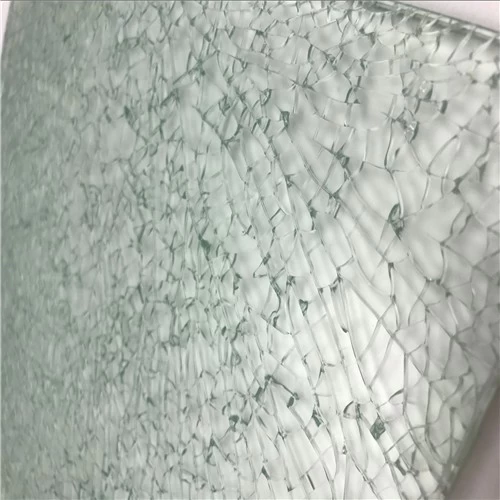 China good quality decorative ice cracked laminated glass manufacturer