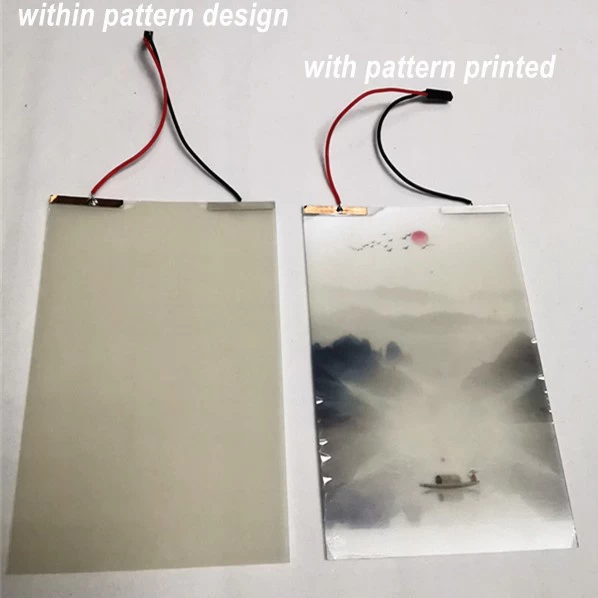 China de alta calidad de diseño impreso digital patrón de inteligencia inteligente PDLC película inteligente precios al por mayor