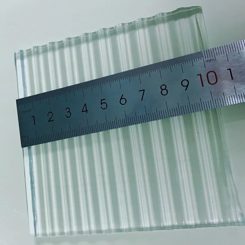 China China high quality safety 4mm 5mm 6mm 8mm 10mm 12mm 15mm 19mm clear tempered reeded fluted la-wave ribbed glass manufacturers manufacturer