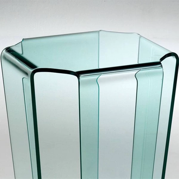 Custom high quality 5mm architectural bent curved glass