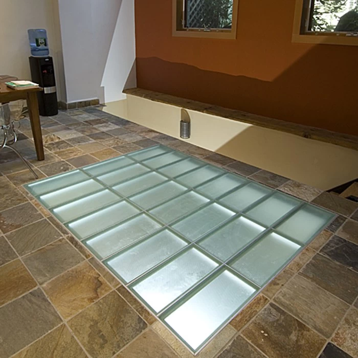 Factory directly competitive price of glass floor, frosted tempered laminated glass floor