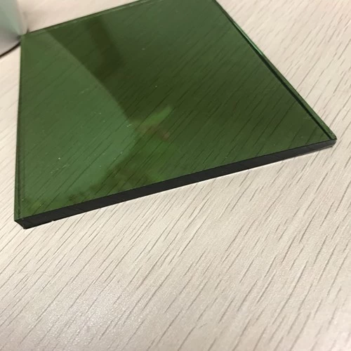 Factory price 8mm dark green hard coating reflective glass manufacturer