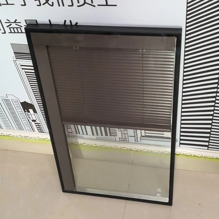 China Factory supply openable glazed louvers high quality customized size design insulated glass double glazing with automatic shutter manufacturer