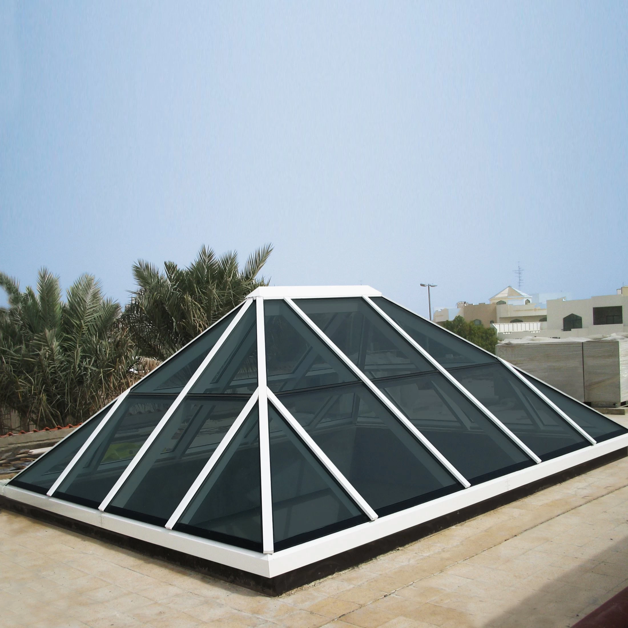 Full solution of glass dome roof, glass canopy, Stainless steel Frame Skylight with Glass